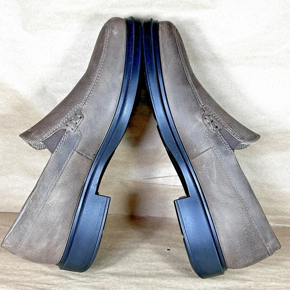 Ecco Men's US 9 - 9.5 EU 43 HELSINKI 2.0 Loafer Slip On‎ Taupe Leather Shoes